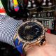 Copy Roger Dubuis Excalibur Automatic Skeleton SS Diamond Watch Gray Gummy Strap (5)_th.jpg